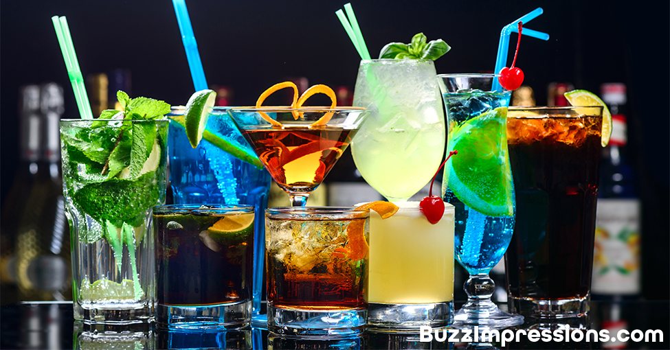 Colorful Alcoholic Drinks